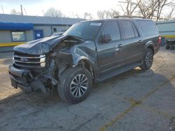 Salvage cars for sale from Copart Wichita, KS: 2015 Ford Expedition EL XLT