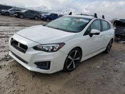 Subaru Impreza Sport salvage cars for sale: 2017 Subaru Impreza Sport