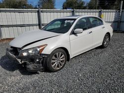 Salvage cars for sale from Copart Ocala, FL: 2012 Honda Accord EXL