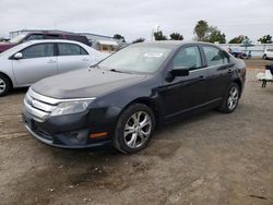 Salvage cars for sale at San Diego, CA auction: 2012 Ford Fusion SE