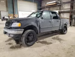 Salvage cars for sale at Eldridge, IA auction: 2001 Ford F150 Supercrew