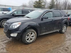 Salvage cars for sale from Copart Davison, MI: 2017 Chevrolet Equinox LT