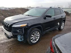 Salvage cars for sale at Elgin, IL auction: 2016 Jeep Cherokee Limited