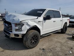 Salvage cars for sale at Indianapolis, IN auction: 2016 Ford F150 Supercrew