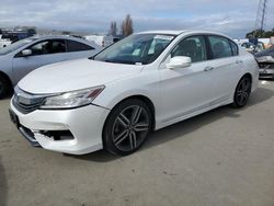 Honda Accord salvage cars for sale: 2017 Honda Accord Touring