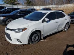 Salvage cars for sale from Copart Davison, MI: 2014 Toyota Corolla L