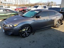 Salvage cars for sale at Spartanburg, SC auction: 2018 Nissan Maxima 3.5S