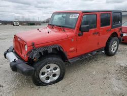 Salvage cars for sale at Wayland, MI auction: 2015 Jeep Wrangler Unlimited Sahara