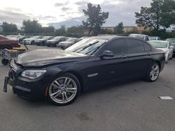 Salvage cars for sale at San Martin, CA auction: 2015 BMW 750 LXI