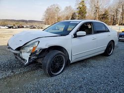 Salvage cars for sale at Concord, NC auction: 2007 Honda Accord EX