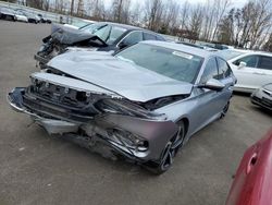 Honda Accord salvage cars for sale: 2018 Honda Accord Sport