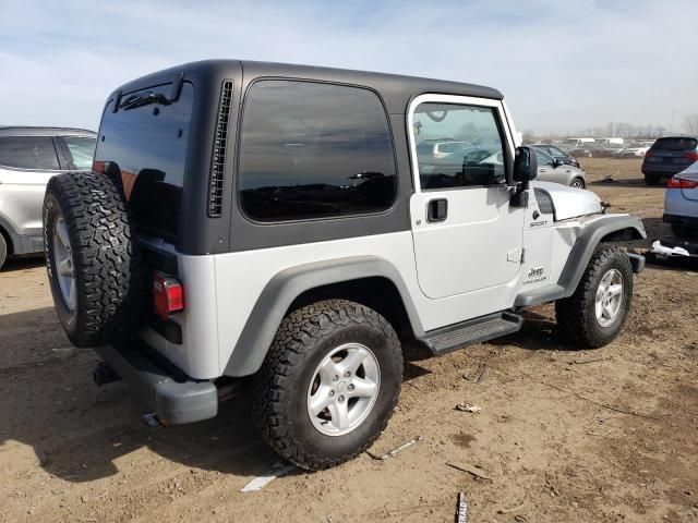 2004 Jeep Wrangler / TJ Sport