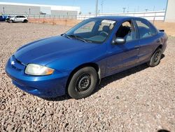 Salvage cars for sale from Copart Phoenix, AZ: 2003 Chevrolet Cavalier