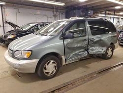 Salvage cars for sale at Wheeling, IL auction: 2000 Toyota Sienna LE