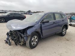 Salvage cars for sale at San Antonio, TX auction: 2014 Honda CR-V LX