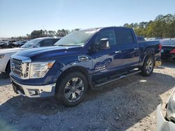 Salvage cars for sale at Houston, TX auction: 2017 Nissan Titan SV