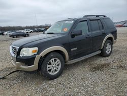 Ford Explorer salvage cars for sale: 2008 Ford Explorer Eddie Bauer