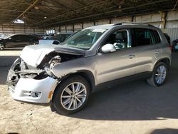 Volkswagen Tiguan S salvage cars for sale: 2011 Volkswagen Tiguan S