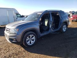 Salvage cars for sale at Amarillo, TX auction: 2019 Volkswagen Atlas SE