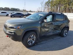 Vehiculos salvage en venta de Copart Dunn, NC: 2019 Jeep Cherokee Trailhawk