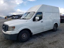 Salvage trucks for sale at Sacramento, CA auction: 2014 Nissan NV 2500