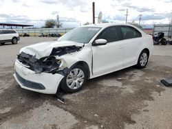 Salvage cars for sale from Copart Tucson, AZ: 2013 Volkswagen Jetta SE