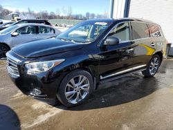 Salvage cars for sale at Duryea, PA auction: 2013 Infiniti JX35