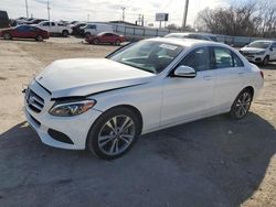 Salvage cars for sale at Oklahoma City, OK auction: 2018 Mercedes-Benz C 300 4matic