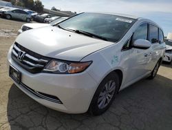 Salvage cars for sale at Martinez, CA auction: 2016 Honda Odyssey EXL