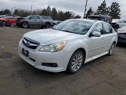 Salvage cars for sale from Copart Denver, CO: 2011 Subaru Legacy 2.5I Limited