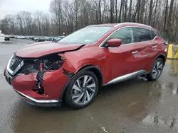 Salvage cars for sale from Copart East Granby, CT: 2023 Nissan Murano SL