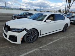 Salvage cars for sale at Van Nuys, CA auction: 2020 BMW 750 XI