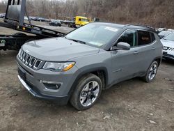 Salvage cars for sale at Marlboro, NY auction: 2021 Jeep Compass Limited