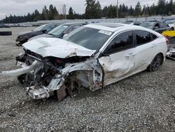 Salvage cars for sale from Copart Graham, WA: 2021 Honda Civic EX