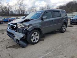 Salvage cars for sale from Copart Ellwood City, PA: 2013 Honda Pilot EXL