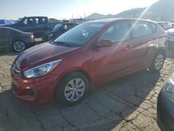 Salvage cars for sale at Colton, CA auction: 2017 Hyundai Accent SE