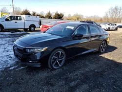 Salvage cars for sale from Copart Windsor, NJ: 2018 Honda Accord Sport