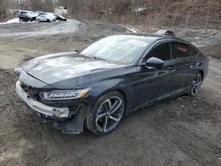 Honda Accord Sport salvage cars for sale: 2018 Honda Accord Sport