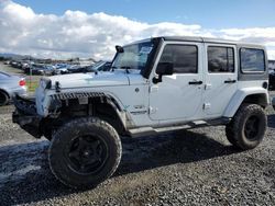 Salvage cars for sale at Eugene, OR auction: 2016 Jeep Wrangler Unlimited Sahara