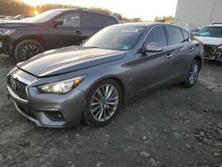 Vehiculos salvage en venta de Copart Windsor, NJ: 2018 Infiniti Q50 Luxe