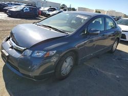 Vehiculos salvage en venta de Copart Martinez, CA: 2008 Honda Civic Hybrid