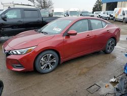 Nissan salvage cars for sale: 2020 Nissan Sentra SV