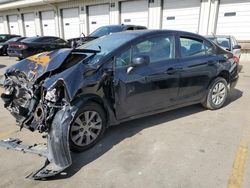 Salvage cars for sale from Copart Louisville, KY: 2012 Honda Civic LX