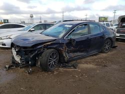 Salvage cars for sale at Chicago Heights, IL auction: 2021 Toyota Camry SE