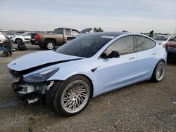 Salvage cars for sale from Copart Antelope, CA: 2022 Tesla Model 3