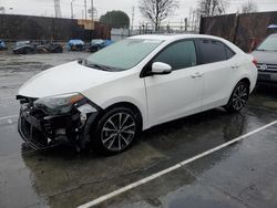 Toyota Corolla L salvage cars for sale: 2017 Toyota Corolla L