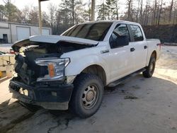 Ford salvage cars for sale: 2019 Ford F150 Supercrew