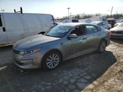 Salvage cars for sale at Indianapolis, IN auction: 2016 KIA Optima EX