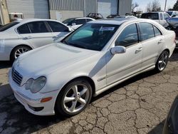 Salvage cars for sale from Copart Woodburn, OR: 2005 Mercedes-Benz C 230K Sport Sedan