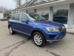 Salvage cars for sale from Copart North Billerica, MA: 2016 Volkswagen Touareg Sport